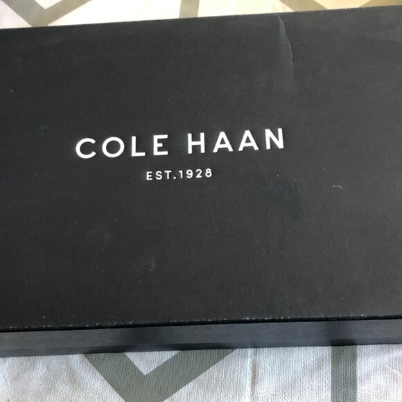 Cole Haan Marine Blue Emory Leather Smoking Loafers - Picture 6 of 7